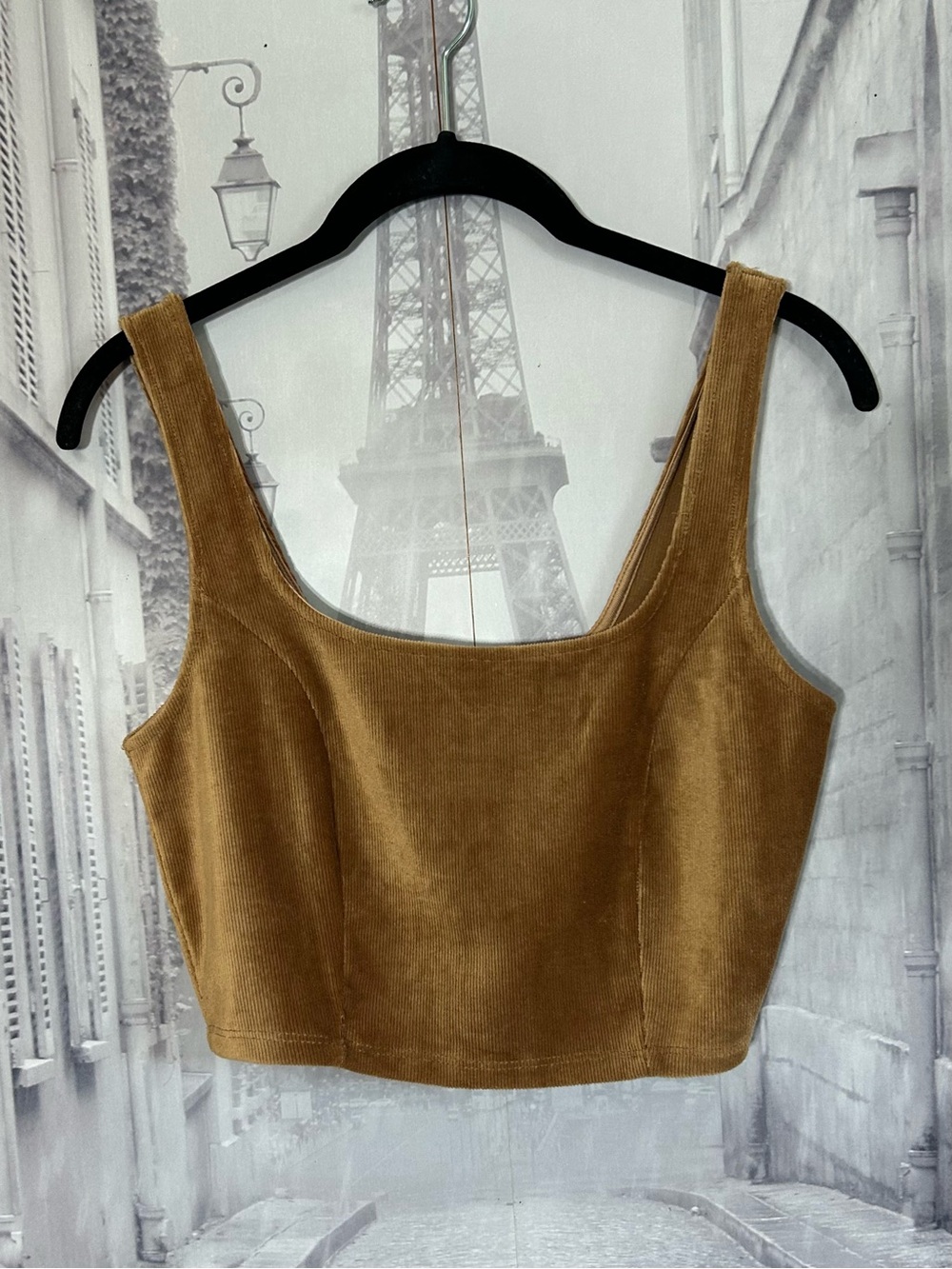 Women's Corduroy Crop Tank Top